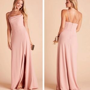 NWT BIRDY GREY Dress ASH DRESS CREPE Color DUSTY ROSE Formal Best Seller